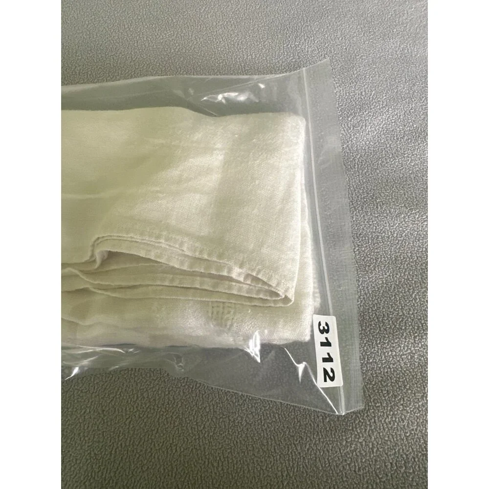 Vintage Linen Tablecloth 52x51 Rectangle 52x51 Embossed Ivory White Damask